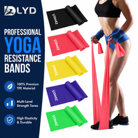 Vente en gros de ruban adhésif sportif unisexe léger en latex naturel de qualité supérieure avec logo personnalisé pour les studios de fitness, le Pilates, le yoga et la résistance