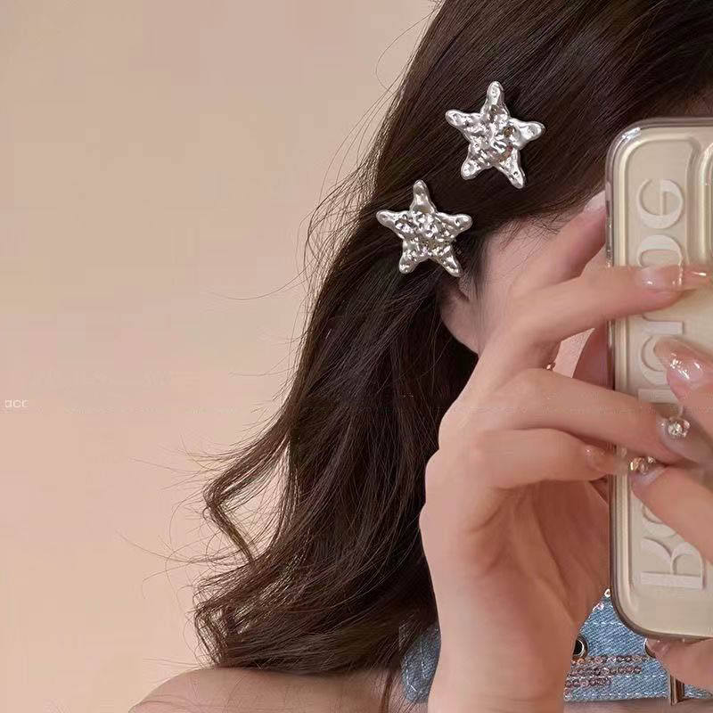 Five-pointed star hairpin