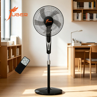 Ventilateur sur pied télécommandé de 16 pouces, écoresponsable, à économie d'énergie, avec minuterie, pour atelier et maison, vente en gros