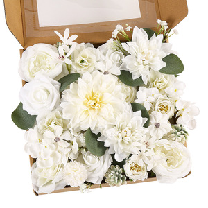 Flores Artificiales de Diente de León de Seda, Set Combinado en Caja para Graduación, Día de la Madre, Boda, Fiesta, Baby Shower, Decoración del Hogar - Product Image 4