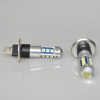 Pièces et accessoires pour véhicules, systèmes d'éclairage automobile, éclairage intérieur, ampoules LED blanches H1 15SMD 3030 15LED 12V 5W, ampoule de voiture