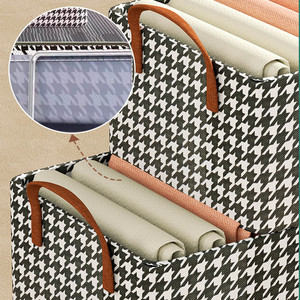 Organizador de roupas dobrável, calças, jeans, caixa de armazenamento, guarda-roupa, sutiã, meias, roupa íntima - Product Image 2
