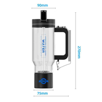 Carafe Générateur d'Eau à Hydrogène Moléculaire 1L, Technologie SPE PEM, 2000PPB, Machine à Eau H2 Haute Pureté pour la Maison