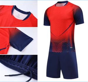 Hot Nieuw Design Hoge Kwaliteit Custom Sneldrogende Voetbal Kleding Goedkope Polyester Sublimate Mark Groothandel Voetbal Kleding - Product Image 5