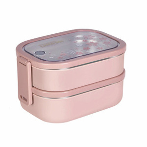 Double Layer Sealed Stainless Steel <b>Lunch</b> <b>Box</b> Rectangle Blue Green Pink With Seal Lid For Student Meal Storage - Product Image 4