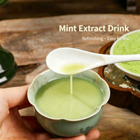 Poudre d'extrait de feuille de menthe poivrée soluble dans l'eau, poudre d'extrait de menthe pour boisson, complément alimentaire