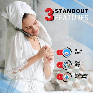 100% Cotton Luxury Bath <b>Towel</b> <b>Set</b> Super Absorbent & Soft Hotel Quality Premium Comfortable of Satin Design Cotton Hand <b>Towel</b> - Product Image 3