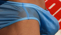 Bañador Tipo Bóxer Transparente y Sexy de Diseño a la Moda para Hombre, Shorts de Nailon para Natación, Surf y Playa en Verano