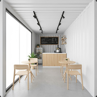 Maison modulaire de luxe en conteneur de 40 pieds - Assemblage facile, installation rapide, certifiée CE, design moderne pour atelier et usage commercial