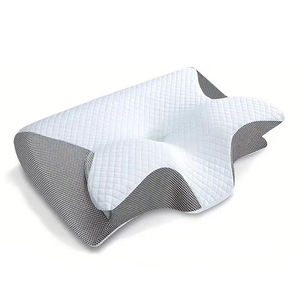 JYM WD-123人間工学に基づいたデザイン睡眠メモリーネック枕ゆっくりリバウンド快適なブルホーンピロー - Product Image 2