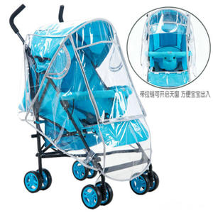 Housse de protection contre les intempéries, coupe-vent et imperméable pour poussette de voyage, landau, chariot de bébé – Produit intelligent pour la maison (vente en gros) - Product Image 4