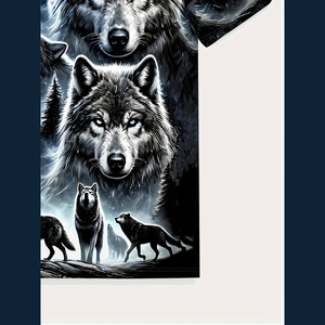 T-Shirt da Uomo con Stampa 3D Motivo Lupo, Moda Streetwear, <span class=keywords><strong>100</strong></span>% Poliestere, Traspirante e ad Asciugatura Rapida - Product Image 6