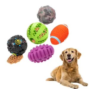 定制5包狗球玩具套装互动橡胶狗咀嚼玩具