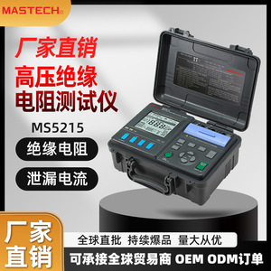 Testeur numérique de résistance d'isolement haute tension 5000V Mastech MS5215 - Product Image 2