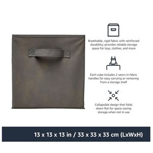 Extra Large Two-Layer Foldable Non-Woven Storage <b>Bag</b> With Lid For Clothing Quilts Toys-Eco-Friendly Closet Organization - Product Image 4