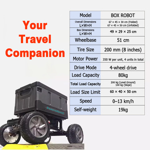 <span class=keywords><strong>Robot</strong></span> Compagnon Équestre - <span class=keywords><strong>Robot</strong></span> de Camping et de Transport Extérieur avec Télécommande et Mode Suivez-moi - Product Image 3