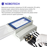 Analyseur en ligne de la qualité de l'eau multiparamètres à écran couleur NOBOTECH PH TDS ORP EC DO CL Turbidité OEM