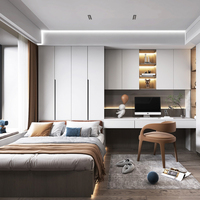 Fabricant chinois, vente en gros de meubles de chambre à coucher pas chers, ensembles de meubles multifonctionnels, lit avec étagère, cadre de lit pour la maison, meubles de taille king