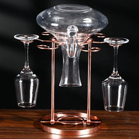 Porte-verre antique de haute qualité, design personnalisé et populaire, porte-verre suspendu et casier à vin pour restaurant