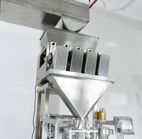 Machine de pesage et d'étiquetage PLC multifonction entièrement automatique pour le remplissage de sacs de sel, de riz, de bonbons, de sucre et de dattes en sachets en aluminium