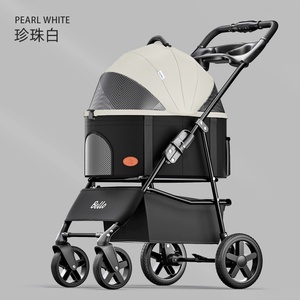 Petstar <span class=keywords><strong>รถ</strong></span><span class=keywords><strong>เข็น</strong></span>สำหรับสัตว์เลี้ยงแบบพับได้<span class=keywords><strong>รถ</strong></span><span class=keywords><strong>เข็น</strong></span>สำหรับสัตว์เลี้ยง4ล้อสำหรับเดินทาง - Product Image 5