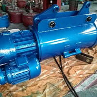 Palans électriques à câble 380V monophasés avec chariot pour chantier de construction