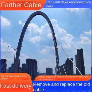 中国橋ケーブルスリング交換用調整可能ワイヤーロープタイロッド鉄骨構造工事 - Product Image 5