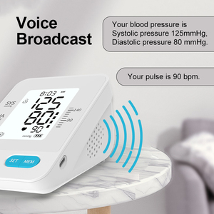 휴대용 자동 디지털 혈압 모니터 혈압계 BP 모니터 혈압 전자 혈압 기계 - Product Image 6