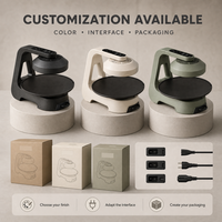 Grill électrique sans fumée Premium 360 °   Barbecue rotatif pour les fêtes à domicile et les dîners en famille