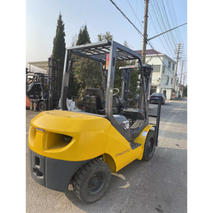 Chariot élévateur électrique Komatsu 3 tonnes d'occasion, mini chariot élévateur à mât 3 étages, chariot élévateur électrique à batterie lithium 3 tonnes 5 tonnes - Product Image 1