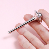 Mini spatule cosmétique réutilisable en métal de luxe applicateur de crème pour les yeux avec outil de maquillage Rolling Ball pour les soins de la peau
