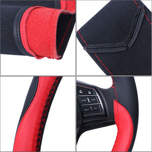 ปลอก<span class=keywords><strong>หุ้ม</strong></span><span class=keywords><strong>พวงมาลัย</strong></span>หนังนิ่มอเนกประสงค์อุปกรณ์เสริมสำหรับรถยนต์พวงมาลัยสไตล์สปอร์ตปลอก<span class=keywords><strong>หุ้ม</strong></span><span class=keywords><strong>พวงมาลัย</strong></span>แบบถักทนทาน15นิ้ว - Product Image 4