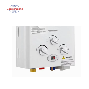 Xách tay 6L tankless gas Máy nước nóng pin-Powered sưởi ấm ngay lập tức cho cắm trại ngoài trời & hộ gia đình sử dụng đồng trao đổi nhiệt - Product Image 4