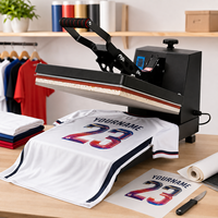 Presse à transfert thermique manuelle à plat 38*38 cm, 1800W, 110V/220V, pour sublimation DIY sur maillots, oreillers, coques de téléphone, t-shirts et tissus