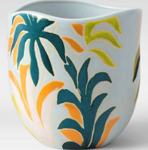 Pot de fleurs <span class=keywords><strong>en</strong></span> céramique style pastoral, décor <span class=keywords><strong>arc</strong></span>-<span class=keywords><strong>en</strong></span>-<span class=keywords><strong>ciel</strong></span>, vente chaude - Product Image 1