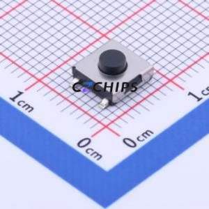 GT-TS090C-H031-L5 Tactile Switch SMD-4P,6.2x6.2mm Switch Single Pole Single Throw Round Button 1N Vertical Mount - Product Image 1