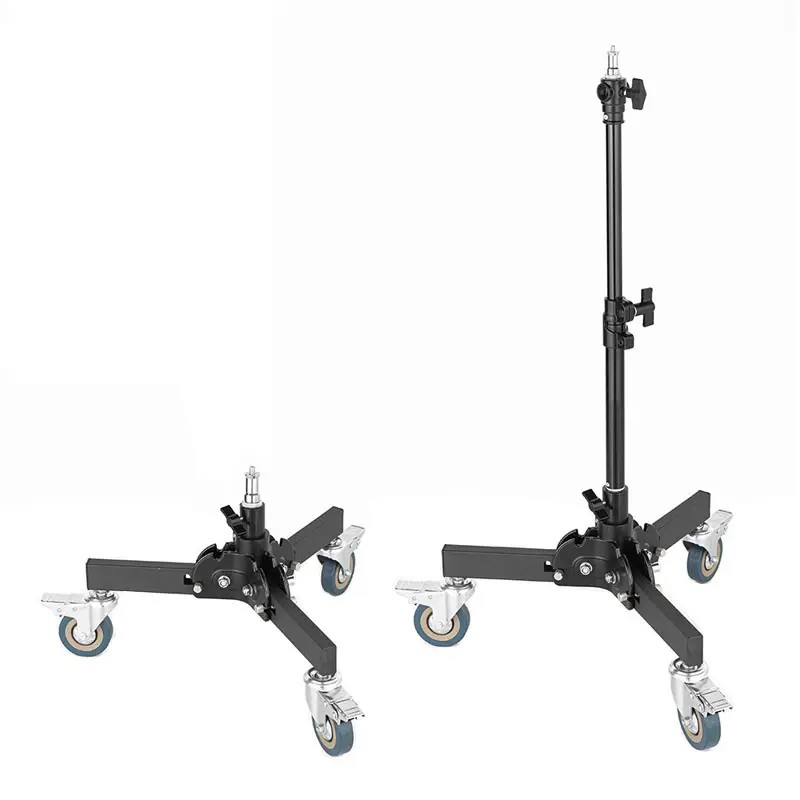 25cm/80cm Floor Light Stand with Wheels Heavy Duty Camera Softbox Video Light Tripod Profession Tabletop Stands