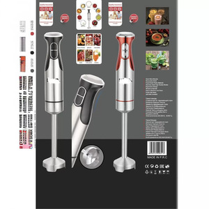 Stainless Steel Hand Blender With Whisk And Chopper 3 In 1 Multi Functional Kitchen Blender For Smoothies Mashing Crushing - Product Image 2