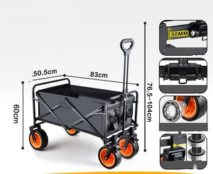 Đa mục đích ngoài trời Vườn đa năng đóng mở gấp tiện ích bãi biển giỏ cắm trại gấp - Product Image 3