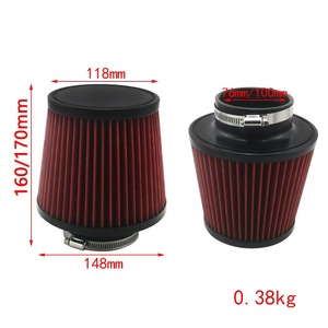 Phổ xe Bộ lọc không khí hiệu suất cao dòng chảy lạnh Bộ lọc cảm ứng Kit thể thao điện lưới nón 76mm - Product Image 6