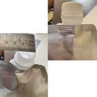 Volume debout personnalisé 1l poche à bec verseur de jus liquide