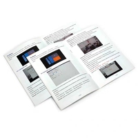 Impression de brochures Flyer Porte-brochures Service de brochures A5 Courier Pamphlets Design Étiquettes volantes numériques Dépliants Imprimante Flyers