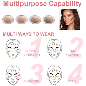 <span class=keywords><strong>PHOERA</strong></span> 3 en 1 PALETA DE MAQUILLAJE colorete bronceador resaltado - Product Image 6