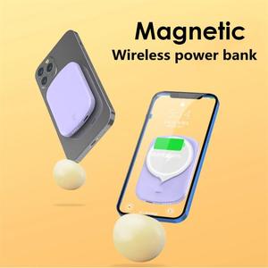 สินค้ามาแรงปี 2026 แบตสำรองไร้สายขนาดเล็ก 5000mAh พร้อมแม่เหล็ก PD20w สำหรับ <span class=keywords><strong>iPhone</strong></span> 15 <span class=keywords><strong>14</strong></span> - Product Image 4