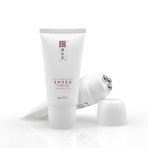 Tubes cosmétiques vides en plastique pour massage corporel, lotion, baume à lèvres, avec applicateur à bille métallique, 50ml, 100ml, 150ml - Product Image 4