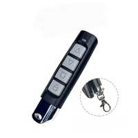 433MHz Mini émetteur sans fil interrupteur 4 boutons porte-clés avec porte-clés télécommande universelle pour voitures contrôleur électrique