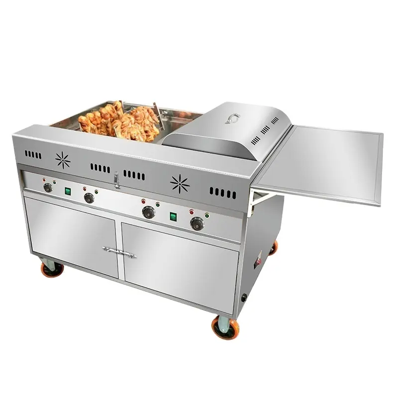 chicken tandoori oven Rotisserie grilled Chicken Roasting Machine Commercial ovens for broiler chickens