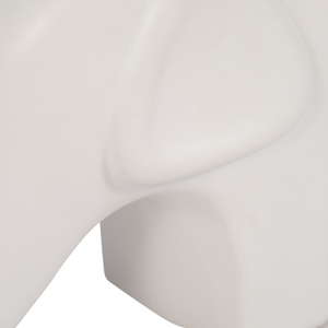 Statuetta di Elefante in Gres Porcellanato, Decorazione Moderna Boho per Casa, Soggiorno, Bagno, Ufficio, Scultura - Product Image 5