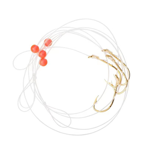 Sea Bass Fishing Snelled Hooks Rig Baitholder Hook Rig with <strong>Loop</strong> - Product Image 3