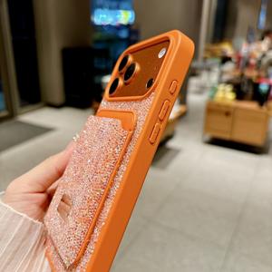 Étui de téléphone portable tendance avec strass pour iPhone 17 16 15 14 13 12 Pro Max et Samsung - Product Image 4